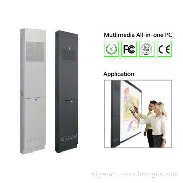 Dust Proof Side Cable Holes Multimedia All in One PC with Speaker Keyboard